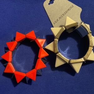 Two New costume jewelry bracelets